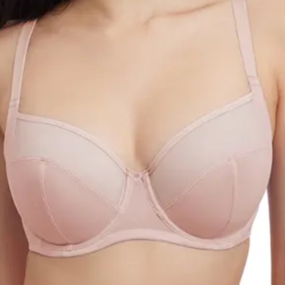 New Skarlett Blue Spellbound Underwire Full Coverage Semi Sheer Bra 32H NWOT